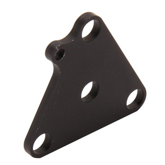New speedway replacement puck pull bar end plate w/ 1/2" holes, black steel
