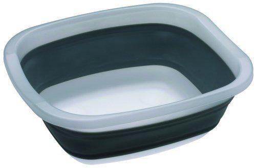 Progressive international cdt-1 collapsible dish tub - 10 qt., gray