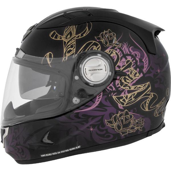**brand new** scorpion exo-1100 motorcycle helmet (preciosa black) womens