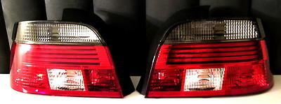 Bmw e39 euro 5-series crystal smoke red tail lights lamps 528i 540i 530i 525i m5