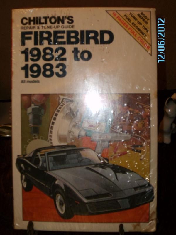 Chilton's repair & tune-up guide firebird 1982-1983 original nip