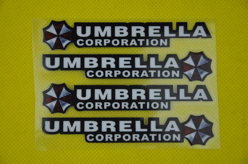 Umbrella corporation resident evil umbrella doorknob badge decal car stickers