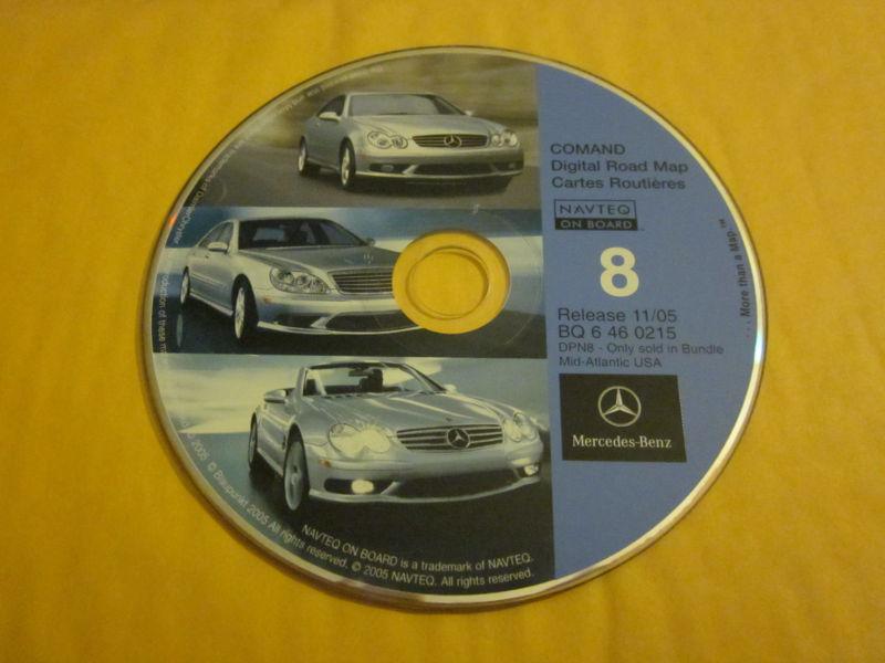 Mercedes-benz navigation system cd # 8 oem mid atlantic usa pa md va