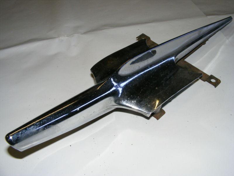 1956 ford hood ornament chrome original used condition