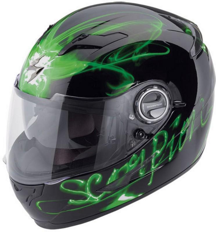 Scorpion exo-500 helmet - ardent - black/green - xl