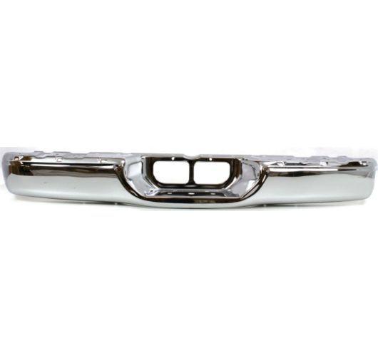 00-06 toyota tundra rear bumper chrome face bar base/std bed new replacement