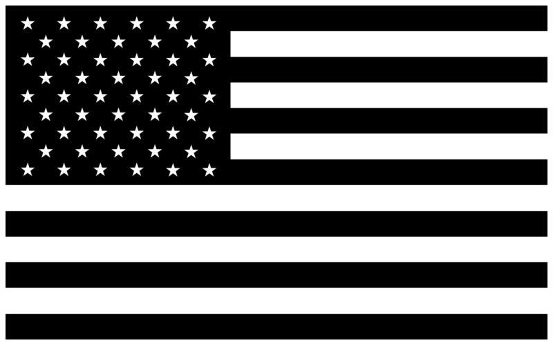 5" american flag decal sticker tactical subdued v4 military usa stars stripes a+