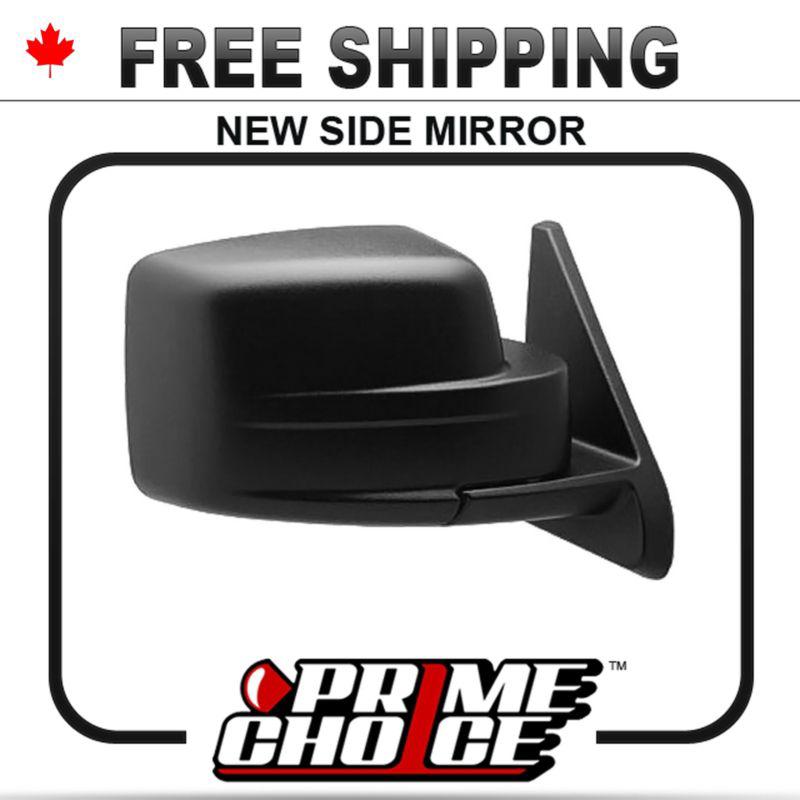 New manual passengers side door mirror for a jeep patriot