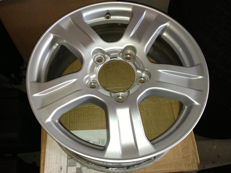 1-18" toyota tundra sequoia alloy silver wheel rim oem factory stock 07 08 09 10