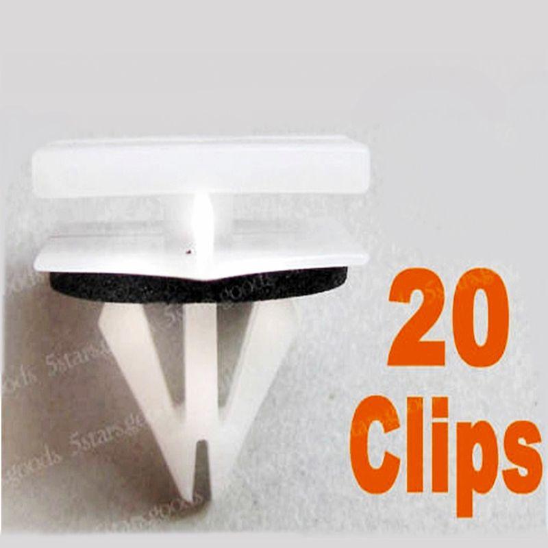 20 rocker panel moulding clips for gm avalanche 2002-on