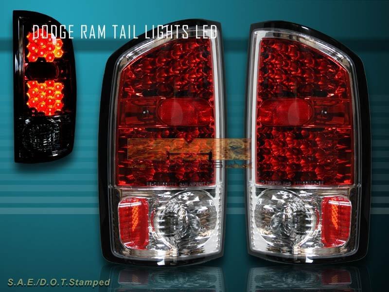 Purchase 2002-2005 DODGE RAM TRUCK LED TAIL LIGHTS 1500 2500 3500 RED