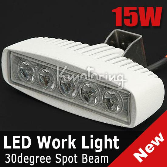15w led off road slim  spot beam work light lamp jeep atv car truck 18w 20w