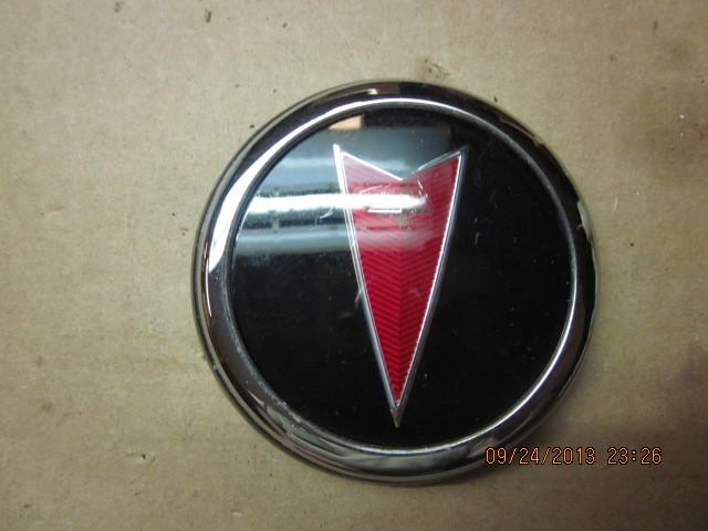 Pontiac deck lid lock cylinder medallion / cover nos circa 80's 90's 