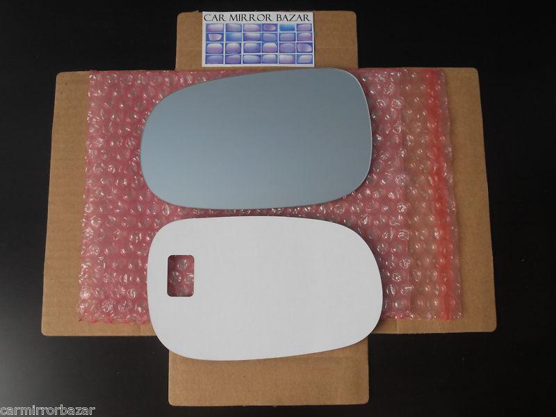 Volvo c30 c70 s40 s60 s80 v50 v70 mirror glass driver side lh + adhesive - 592lf