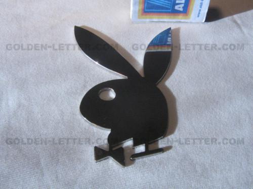 Bunny logo, metal, new (jus-qpb-7n)
