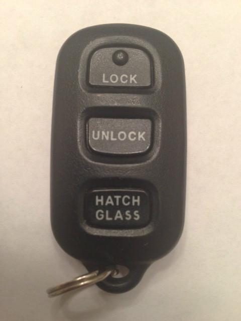 Oem keyless remote for toyota vehicles w/ hatch glass fcc id: gq43t14t