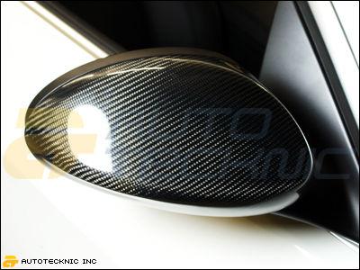 07 08 09 bmw e92 e93 coupe full replacement real carbon fiber mirror covers