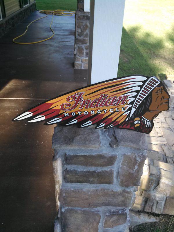 New indian motorcycles bikes metal sign  indian clocks also available