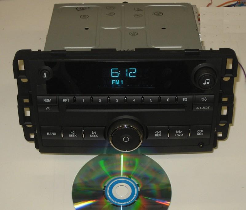 New~ unlocked~oem 2009-2012 chevy impala cd radio 3.5mm mp3 aux/ipod audio input