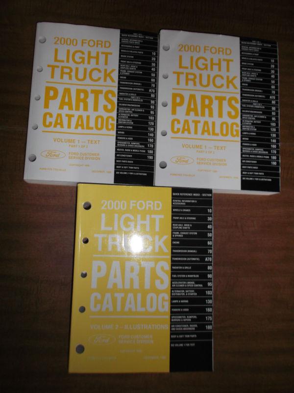 2000 ford trucks parts catalog manual f150 f250 f350 super duty f53 motor home e