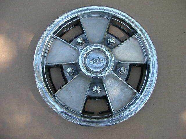 1960's chevelle / camaro mag style hub cap - 14" wheel 