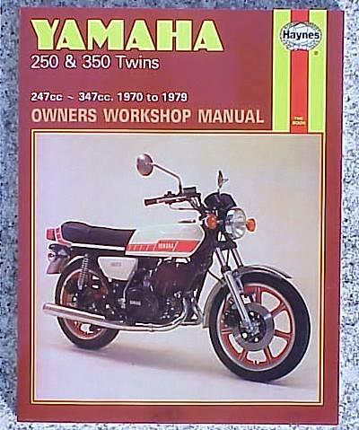 1973-1979 yamaha rd250 rd350 rd 250 350 twin manual