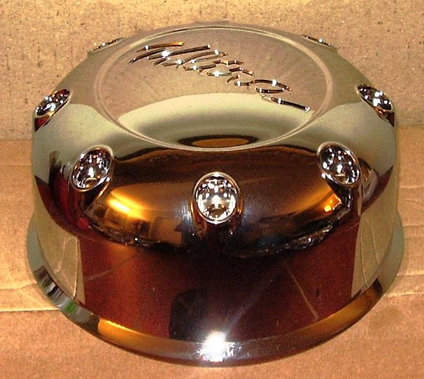 Ultra wheels chrome custom wheel center cap caps (1)
