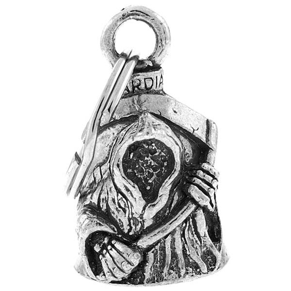 Grim reaper design guardian bell motorcycle biker ride bell or keychain