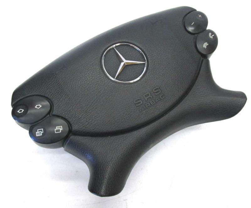 2004-2005 mercedes benz clk500 w209 oem driver side airbag black with controls
