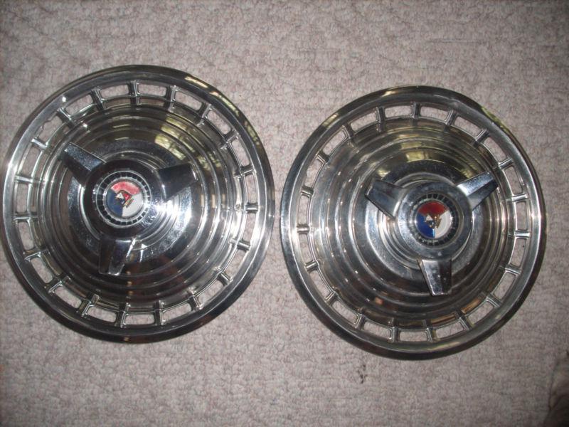 1963 ford galaxie xl spinner hubcaps