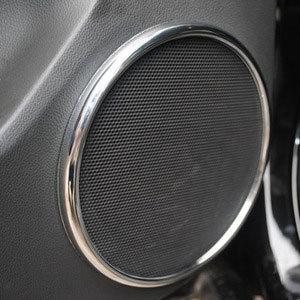Chrome stero speaker collar trim 4pcs fit for chevrolet cruze 09-12