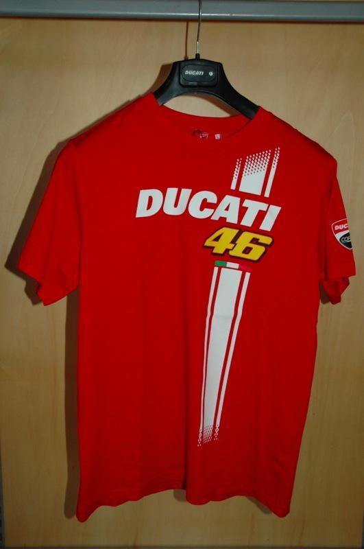 Ducati d46 rossi motogp fan t shirt red men's large