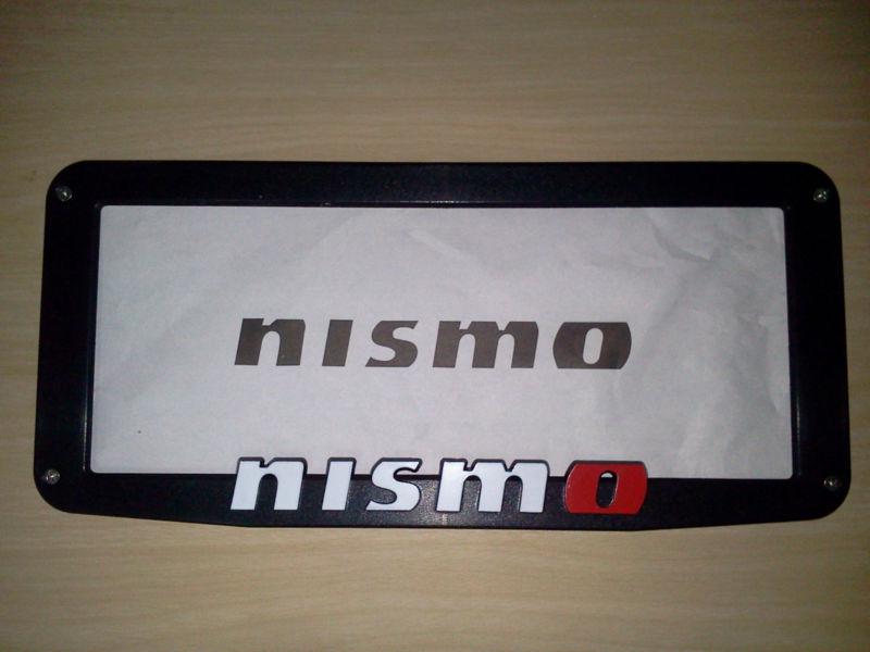 Nismo license plate frame 2d nissan