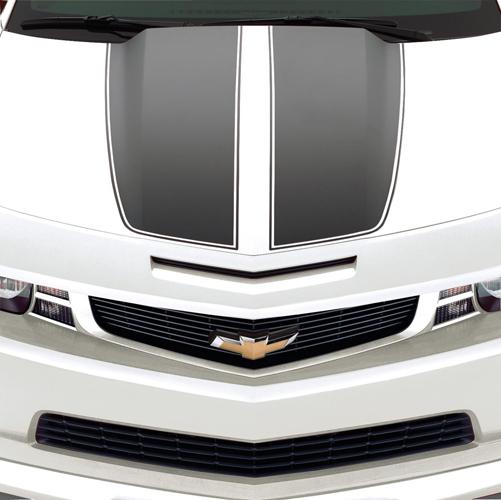 11-13 chevy camaro black w/ summit white grille + bowtie emblem by gm 20999489