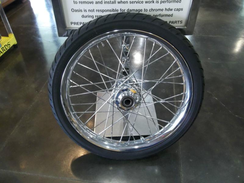 Harley davidson 21" profile wheel assembly for 2007-09 softail custom