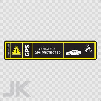 Decal sticker sign signs warning danger caution vehicle gps 0500 z4xa3