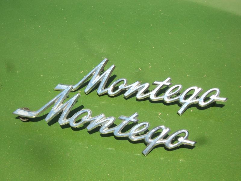 1968 68 mercury montego quater panel emblems