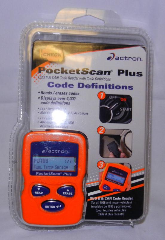 Actron pocket scan cp9550 obd ii code reader