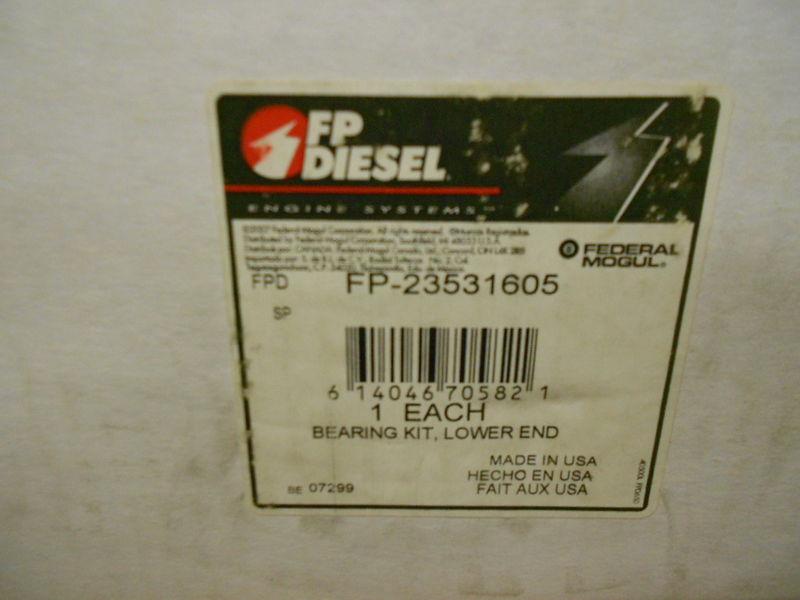 Fp-23531605 fp diesel detroit diesel 60 series lower end bearing set 23531605