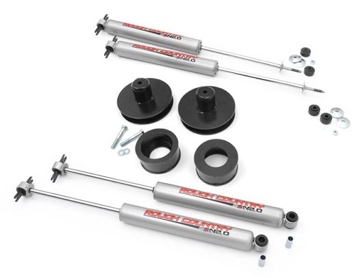 Rough country 658.20 2" suspension lift kit n2.0 jeep