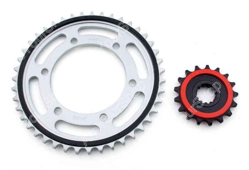 Front & rear sprocket for yamaha yzf r1 1000 2004-2008 17t 43t 530