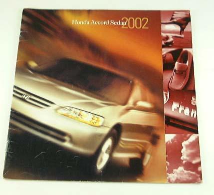2002 02 honda accord sedan brochure lx ex v6 dx