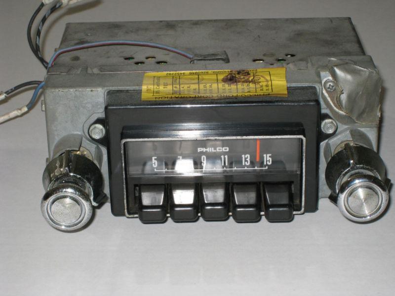 1970's philco ford am radio d42a-18806 car tuner receiver mercury lincoln origin