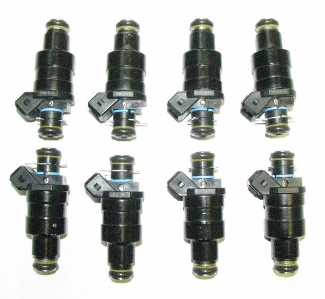 8 brand new fuel injectors 5.7l corvette, camaro, firebird 1985-91 100% oe specs