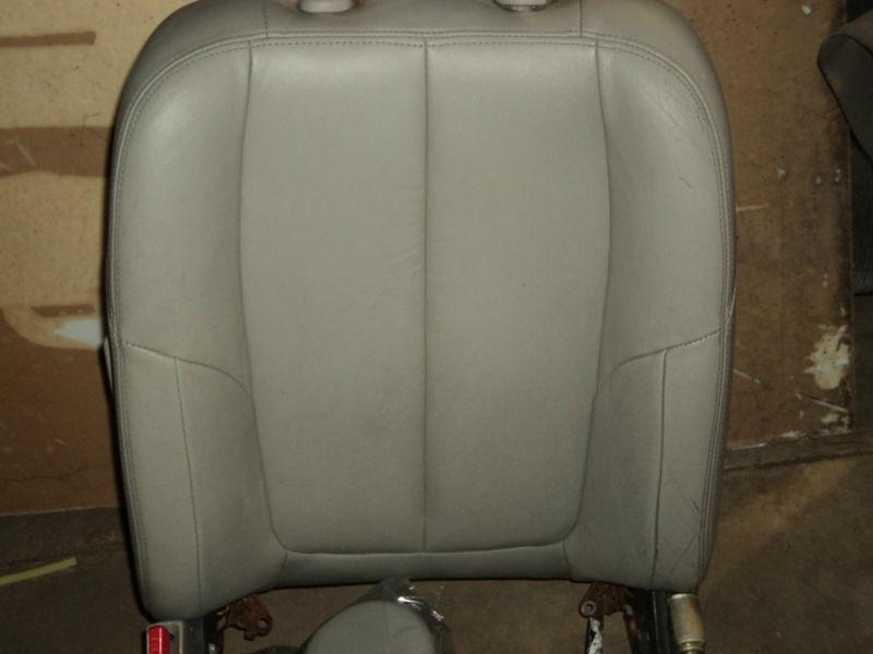 Nissan maxima driver seat cushion back leather grey 00 01 02 03 04 oem