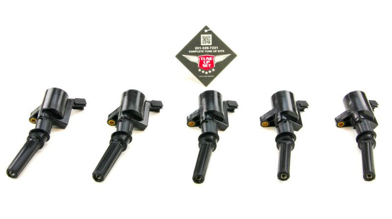 Set of 5 ignition coil dg-508 fd503 ford lincoln mercury 4.6l 5.4l 6.8l  v8 v10