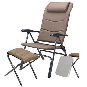 Ming's mark captain chair w/foot rest, brown 36027