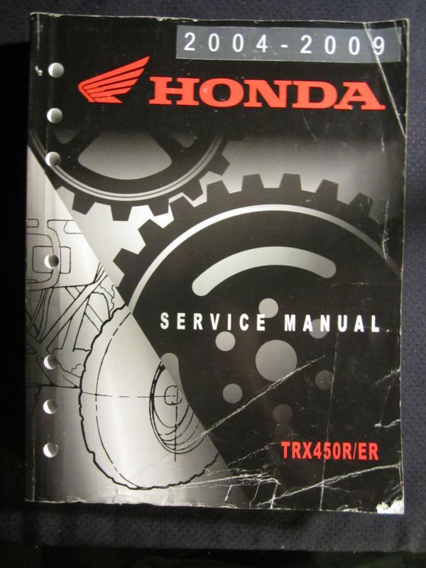 2004-2009 honda atv trx450r er service repair shop manual trx 450 r 08 07 06 05