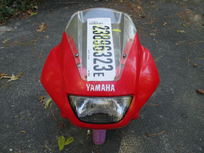 Yamaha xj600s uk red fairing headlight windshield & metal grid frame work 1997