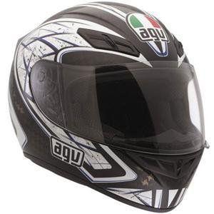 Agv k4 evo silver black blue full face street helmet new xxl 2x-large
